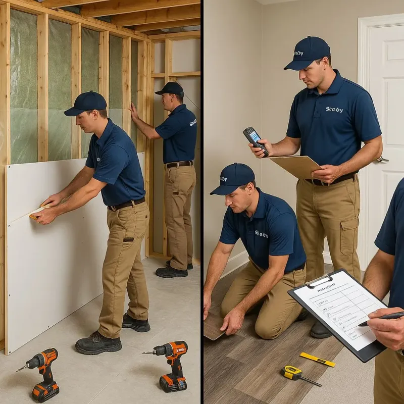 Repairs and Reconstruction process in Falmouth, VA